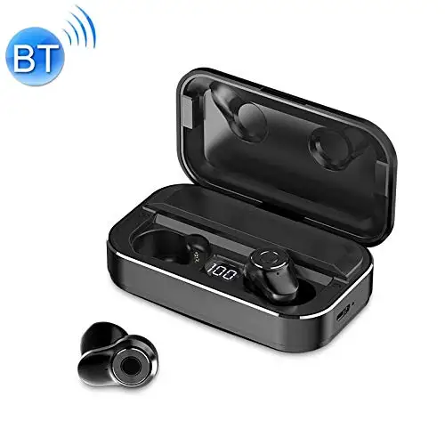 MP3 Player Headset A6 TWS Bluetooth 5.0 Touch Wireless Bluetooth Earphone with Charging Box & LED Smart Digital Display - ANKUX.COM