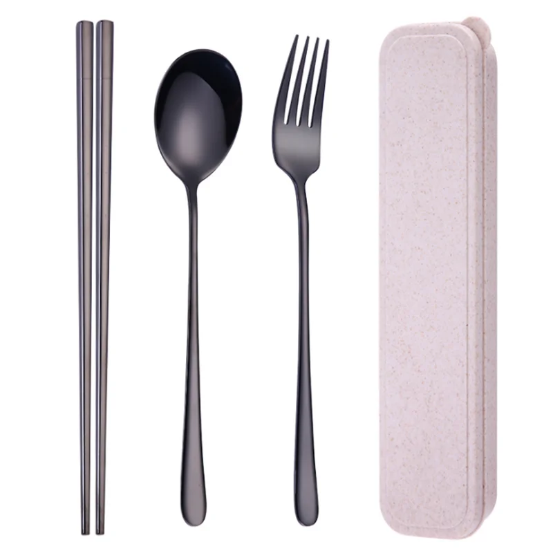 Wheat table ware set Stainless steel 304 food grade Korean hotel tableware products student portable tableware, Blue,silver,black,gold,rainbow
Wheat table ware set Stainless steel 304 food grade Korean hotel tableware products student portable tableware, Blue,silver,black,gold,rainbow