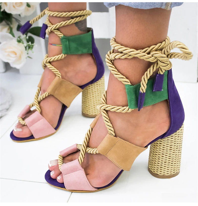 Summer New Fashion Women Scandals with Thick High Heels Lace up Scandals for Women Lady Scandals Pumps J0055-1, Picture shows
Summer New Fashion Women Scandals with Thick High Heels Lace up Scandals for Women Lady Scandals Pumps J0055-1, Picture shows