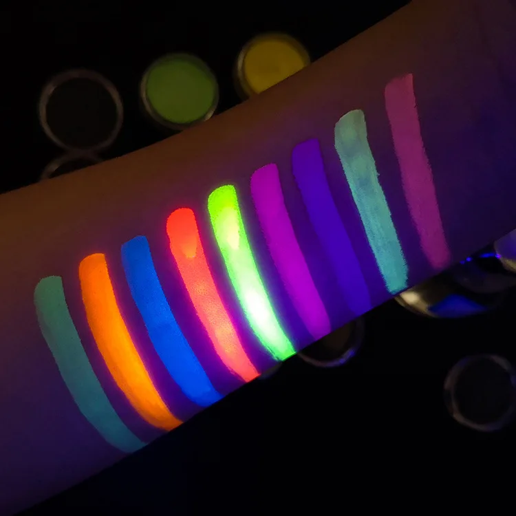 New Style Face Body Makeup Multi Colors Cement Dust Luminous Pigment Fluorescent Powder
New Style Face Body Makeup Multi Colors Cement Dust Luminous Pigment Fluorescent Powder