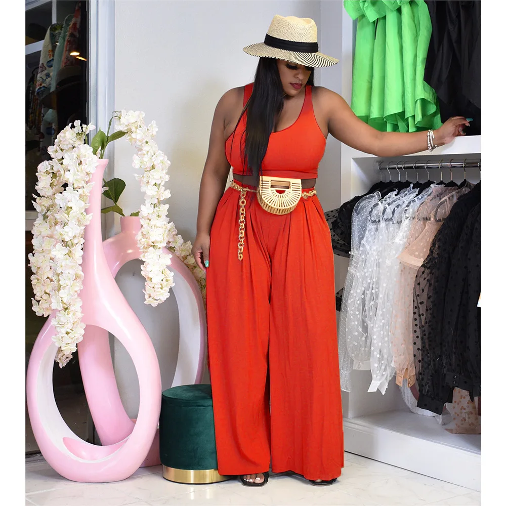 OR-GT9932 Hot sale solid color casual trendy crop top short sleeved and loose trousers plus size women clothing two piece set, Black,khaki,orange-red
OR-GT9932 Hot sale solid color casual trendy crop top short sleeved and loose trousers plus size women clothing two piece set, Black,khaki,orange-red