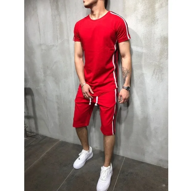 2021 New Summer Short Sleeve Sport Suits Men's Tracksuit Breathable Sweat Suits Male Sportswear 2 Piece Set
2021 New Summer Short Sleeve Sport Suits Men's Tracksuit Breathable Sweat Suits Male Sportswear 2 Piece Set