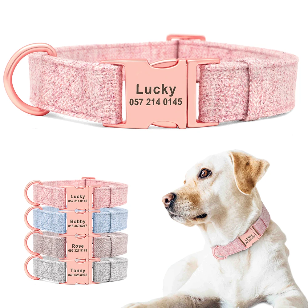 Dog Puppy Collar Custom Nylon Dog Collar Engraved Name Personalized Pet Collars Adjustable For Small Medium Large Dog Cat
Dog Puppy Collar Custom Nylon Dog Collar Engraved Name Personalized Pet Collars Adjustable For Small Medium Large Dog Cat