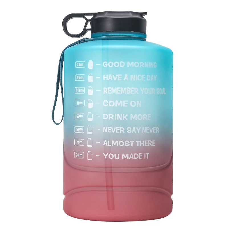 one gallon sport water bottle Large Capacity motivational Water Bottle PETG Plastic Time Marker customized logo, Custom
one gallon sport water bottle Large Capacity motivational Water Bottle PETG Plastic Time Marker customized logo, Custom