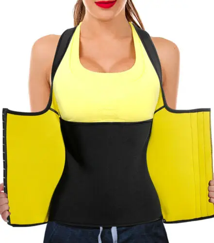 Women's Hot Sweat Body Shaper Waist Trainer with Zipper Workout Slimming Vest Sauna Shirt Neoprene Compression Shapewear, Black
Women's Hot Sweat Body Shaper Waist Trainer with Zipper Workout Slimming Vest Sauna Shirt Neoprene Compression Shapewear, Black