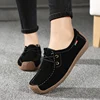 Women's Casual Loafers Slip-On Leather colorful Slippers Driving Flat Shoes for office daily work