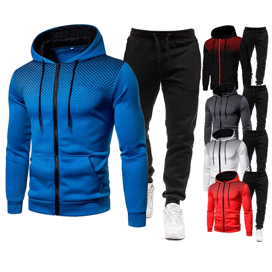 custom digital printed fashion casual plain zip up hooded sport 2021 men clothing two 2 piece jogging pants set, White,red,black,dark gray,blue or oem
custom digital printed fashion casual plain zip up hooded sport 2021 men clothing two 2 piece jogging pants set, White,red,black,dark gray,blue or oem