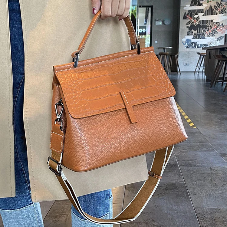 Elegant Trendy Crocodile Pattern Ladies Messenger Genuine Leather Handbag Custom Top Quality Designers Brand Luxury Hand Bags
Elegant Trendy Crocodile Pattern Ladies Messenger Genuine Leather Handbag Custom Top Quality Designers Brand Luxury Hand Bags