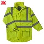Hot selling luminous CE standard multi-functional pockets warning reflective jacket
