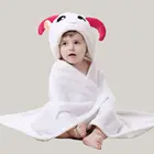 OEM ODM LOGO custom design wholesale white color sheep pattern Baby Blanket
