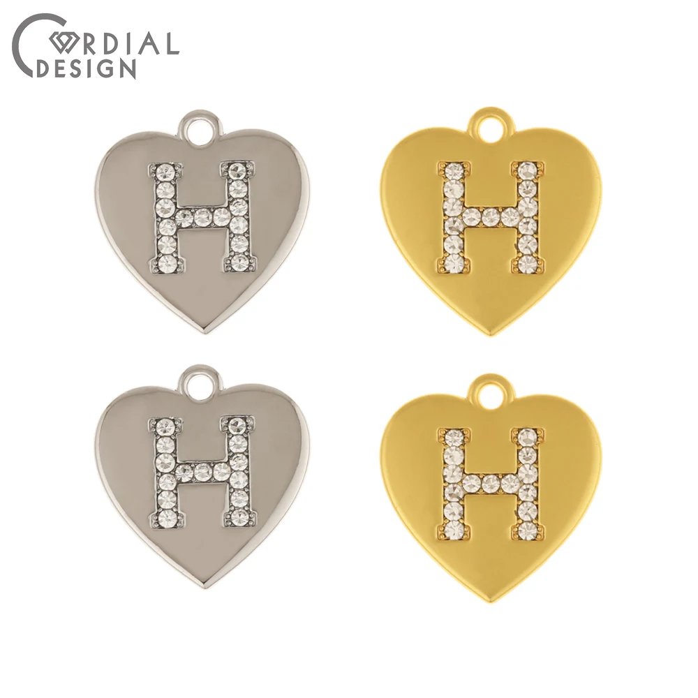 Jewelry Accessories Cordial Design 50Pcs 19*20MM Jewelry Accessories Hand Made Heart Shape Charms Jewelry Findings & Components
Jewelry Accessories Cordial Design 50Pcs 19*20MM Jewelry Accessories Hand Made Heart Shape Charms Jewelry Findings & Components