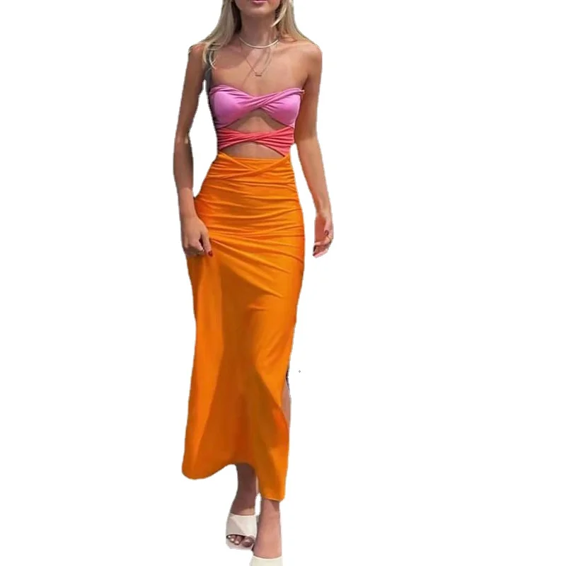 Hollow Sleeveless Backless Summer Beach Dresses Party Club Midi Sexy Dress Women 2022 Slim Patchwork Y2K Strapless Bodycon Dress
Hollow Sleeveless Backless Summer Beach Dresses Party Club Midi Sexy Dress Women 2022 Slim Patchwork Y2K Strapless Bodycon Dress