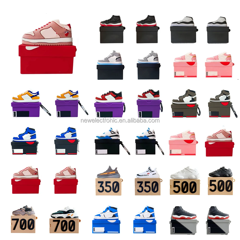 Hot Selling Boy Girl Fashion Luxury Silicone Sneaker AJ Shoe Box case for 1 2 3 Pro for Air pod 1 2 3 Pro
Hot Selling Boy Girl Fashion Luxury Silicone Sneaker AJ Shoe Box case for 1 2 3 Pro for Air pod 1 2 3 Pro
