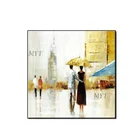 Simple Abstract Art Handpainted Wall Art Fabric Oil Painting Designs People Paintings