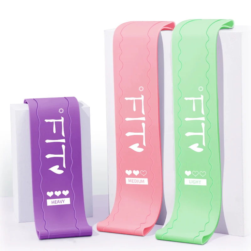 Custom LOGO three color elastic band exercise equipment strength training gym exercise fitness resistance band, Green,pink,purple
Custom LOGO three color elastic band exercise equipment strength training gym exercise fitness resistance band, Green,pink,purple