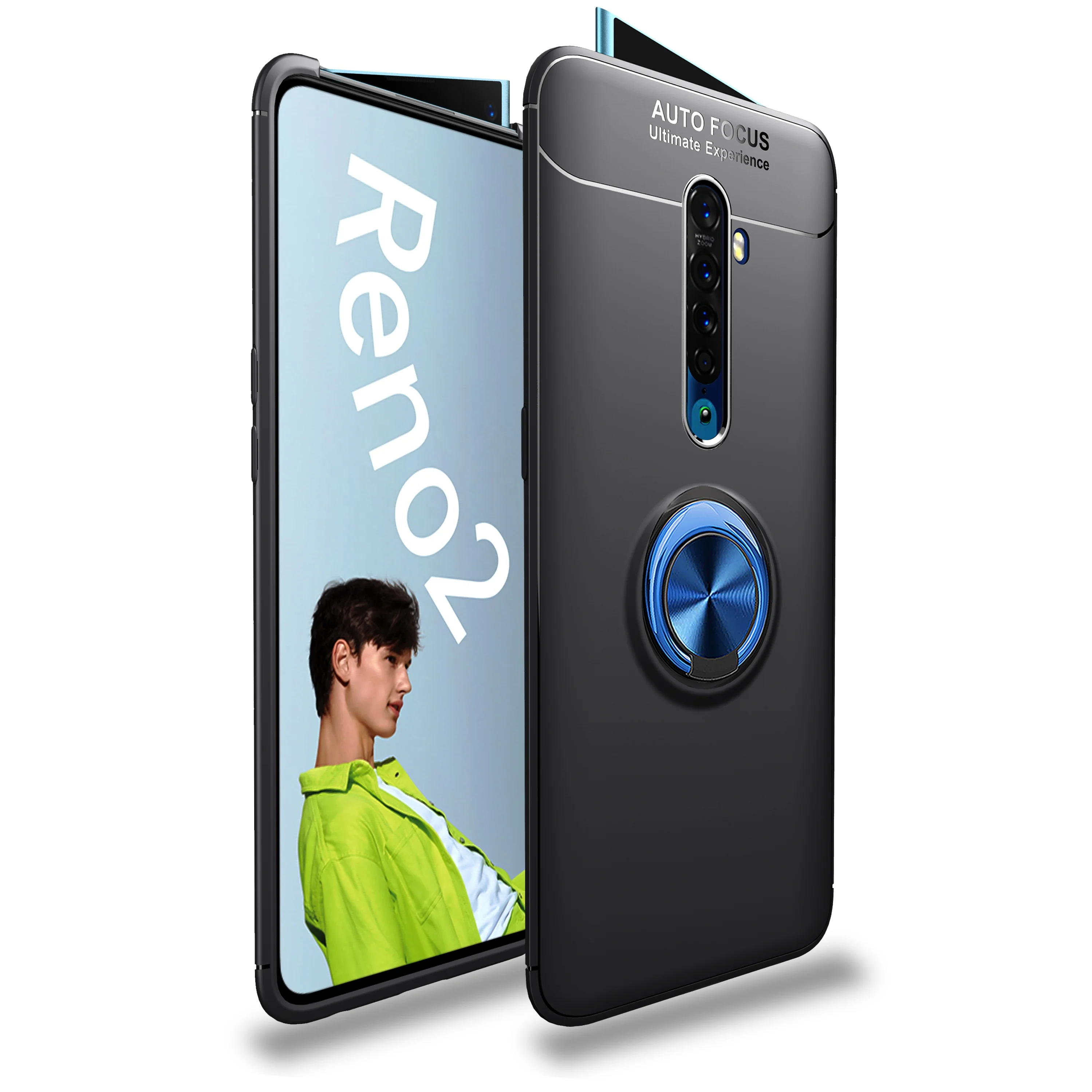 Hot selling 360 degree rotation ring magnetic car mount holder tpu phone case For Oppo reno 2, Multi-color, can be customized
Hot selling 360 degree rotation ring magnetic car mount holder tpu phone case For Oppo reno 2, Multi-color, can be customized