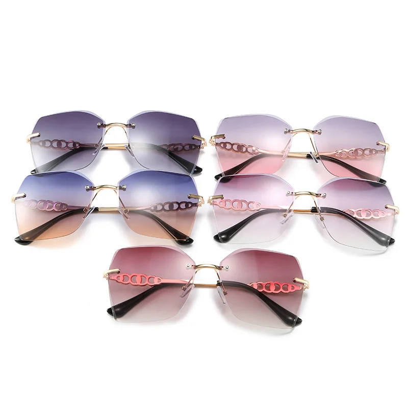 padey Colorful Sun Glasses Women New Trendy Sunglasses High Quality Comfortable Lightweight Rimless Sunglasses 7053, Picture colors
padey Colorful Sun Glasses Women New Trendy Sunglasses High Quality Comfortable Lightweight Rimless Sunglasses 7053, Picture colors