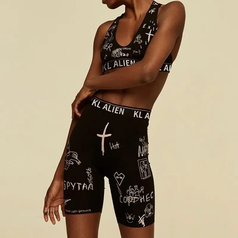 New Arrivals V-neck Women Clothing Tracksuits Sweatshirt Sweat Tank Top Short Two Piece Women Set, Black
New Arrivals V-neck Women Clothing Tracksuits Sweatshirt Sweat Tank Top Short Two Piece Women Set, Black