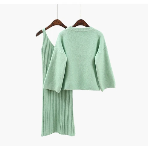 Hot selling New Design office knitted dress two pieces sweater set for women, Selection
Hot selling New Design office knitted dress two pieces sweater set for women, Selection