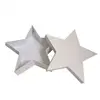 High Quality Paper Cardboard White Star Box Packaging Gift Flower Package