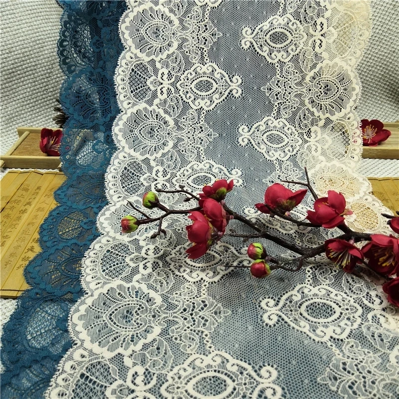 Width 24cm Soft elastic thick lace accessories handmade For cloth material lace trim dress skirt, Dyeable
Width 24cm Soft elastic thick lace accessories handmade For cloth material lace trim dress skirt, Dyeable