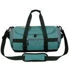Custom nylon football training sport gym bag barrel travel duffel bag