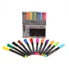 Custom LOGO MultiColor extra fine tip fineline Marker Pen set for Student Drawing