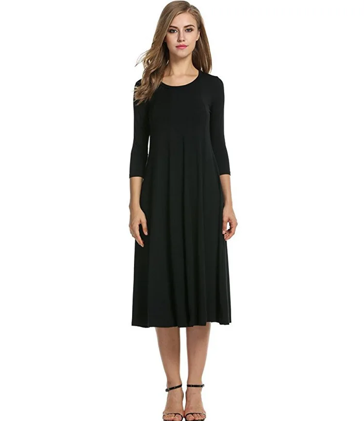 WW-1284 A Round Collar Sleeves Posed Dress Pure Color Women Fall Fashion Stylish Sexy Dress Women, Customized color
WW-1284 A Round Collar Sleeves Posed Dress Pure Color Women Fall Fashion Stylish Sexy Dress Women, Customized color