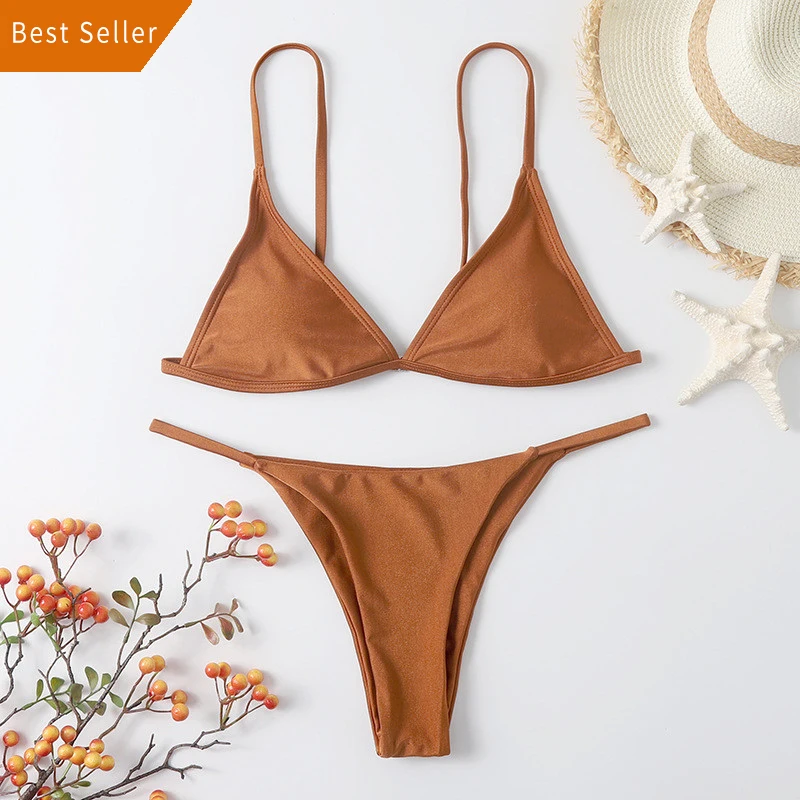 Swim Suit Custom Luxury Bathing Sexy Two Piece Bikini Solid Color Swimsuits New Design Women Swimwear Sets, Customized color
Swim Suit Custom Luxury Bathing Sexy Two Piece Bikini Solid Color Swimsuits New Design Women Swimwear Sets, Customized color