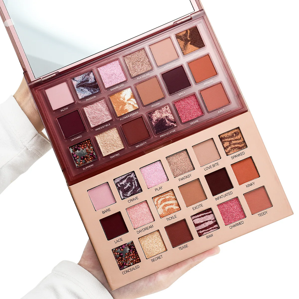 Huda 18 colors eyeshadow palette High Quality makeup eyeshadow palette with private label
Huda 18 colors eyeshadow palette High Quality makeup eyeshadow palette with private label
