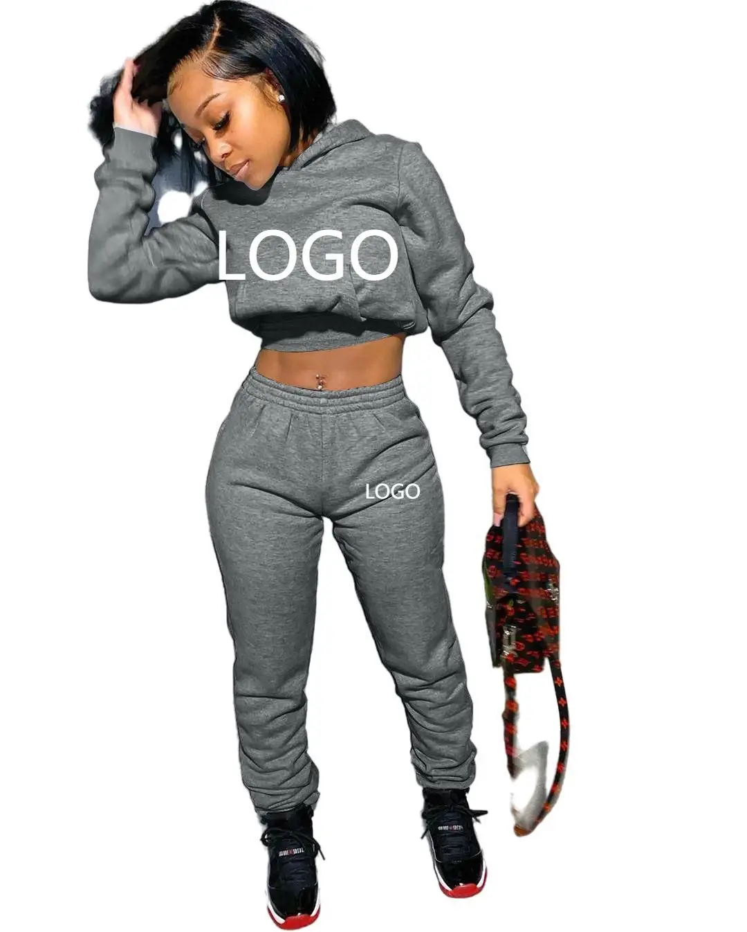 Wholesale Autumn Casual Womens Workout Clothes Two Piece Pants Set 2021 Women Custom Logo Lounge Wear Women Set, Black
Wholesale Autumn Casual Womens Workout Clothes Two Piece Pants Set 2021 Women Custom Logo Lounge Wear Women Set, Black