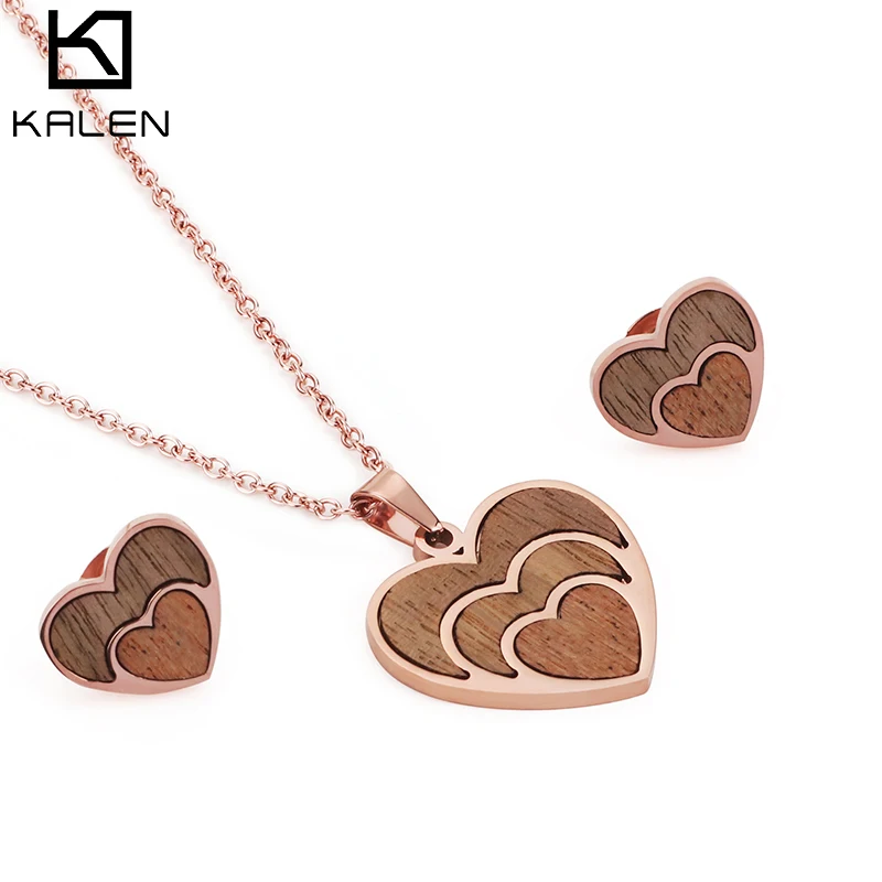 2020 New Products Heart Shape Necklace Earring Set Women's Accessories Jewelry, Gold/rose gold/silver
2020 New Products Heart Shape Necklace Earring Set Women's Accessories Jewelry, Gold/rose gold/silver