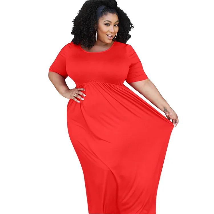 2021 New Summer Plus Size Solid Color Short Sleeves Casual Fashion Full Length Women Clothing White Maxi Sexy Shirt Dress, 4 colors
2021 New Summer Plus Size Solid Color Short Sleeves Casual Fashion Full Length Women Clothing White Maxi Sexy Shirt Dress, 4 colors