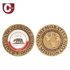 High quality custom the united state of america metal plated gold coin