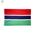 3x5ft 100% polyester Gambia national flag