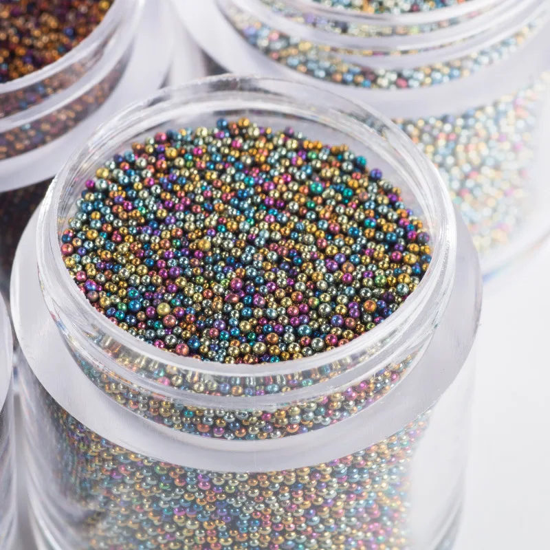 Gold Silver Mini Metallic Caviar Nail Beads for 3D Metal Nail Ball Decoration Manicure Tools, As shown
Gold Silver Mini Metallic Caviar Nail Beads for 3D Metal Nail Ball Decoration Manicure Tools, As shown