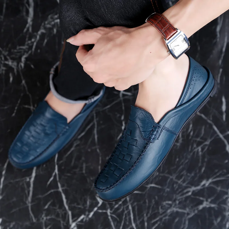 Mocasín oxford, zapatos de cuero genuino de alta calidad, mocasines de vestir, zapatos casuales para hombres 17 H0c836ca873af4582a6fd30d3f6876b8bl