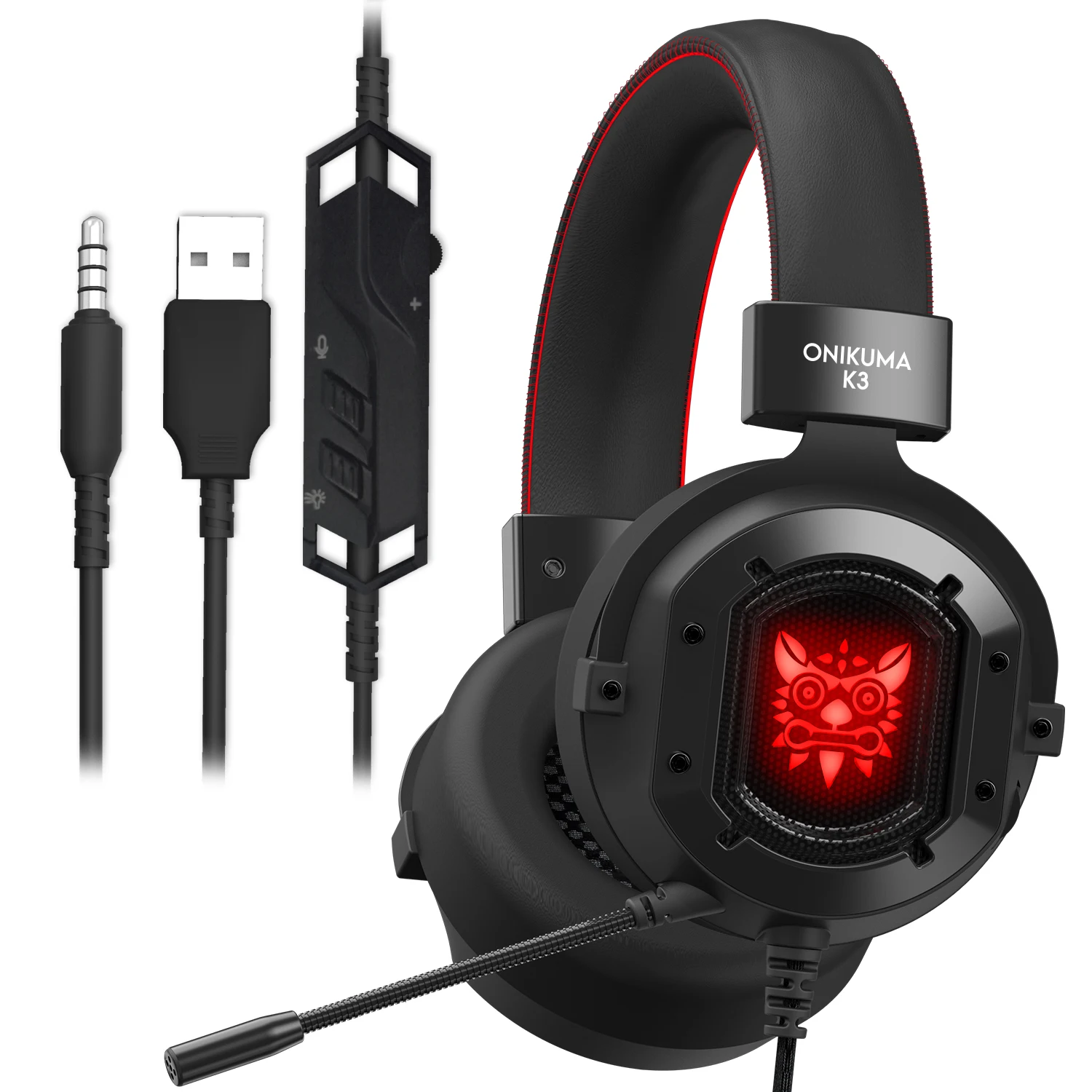 gaming headset headphone mobile PC with microphone, Black with colorful logo
gaming headset headphone mobile PC with microphone, Black with colorful logo