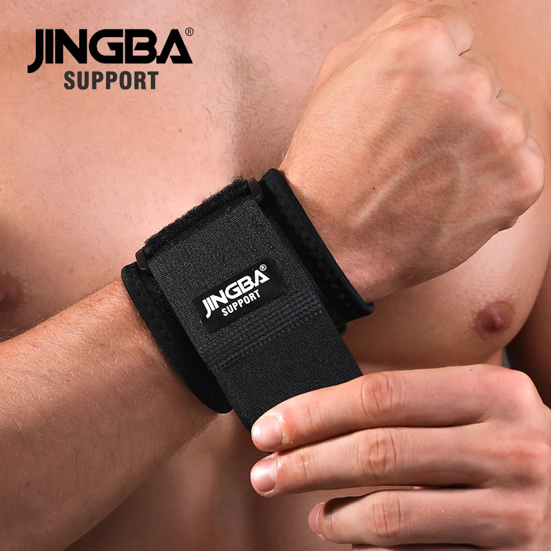 JINGBA SUPPORT Elastic Wristbands Neoprene Fitness Gym wrist support Tennis Badminton wrist Wrap protector Adjustable custom
JINGBA SUPPORT Elastic Wristbands Neoprene Fitness Gym wrist support Tennis Badminton wrist Wrap protector Adjustable custom