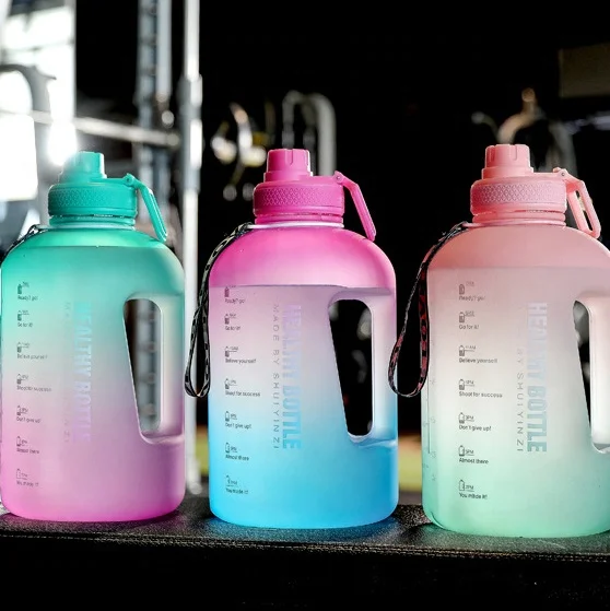 Motivational Water Bottle 2.2L High Capacity For Sports Outdoor Logo Customized Available Gradient Hot Water Bottle, White/pink/black/blue
Motivational Water Bottle 2.2L High Capacity For Sports Outdoor Logo Customized Available Gradient Hot Water Bottle, White/pink/black/blue
