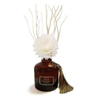 C&D 100m Home office bedroom toliet decoration rattan sticks fragrance Aromatherapy glass bottle reed diffuser