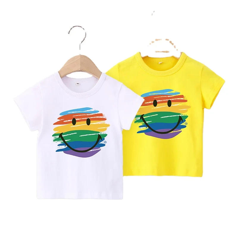 Summer children's t-shirt boys and girls summer short-sleeved Korean T-shirt
