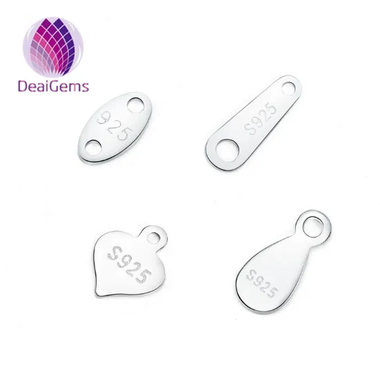 Wholesale jewelry findings little charm extension chain accessories 925 sterling silver tag, Natural silver
Wholesale jewelry findings little charm extension chain accessories 925 sterling silver tag, Natural silver