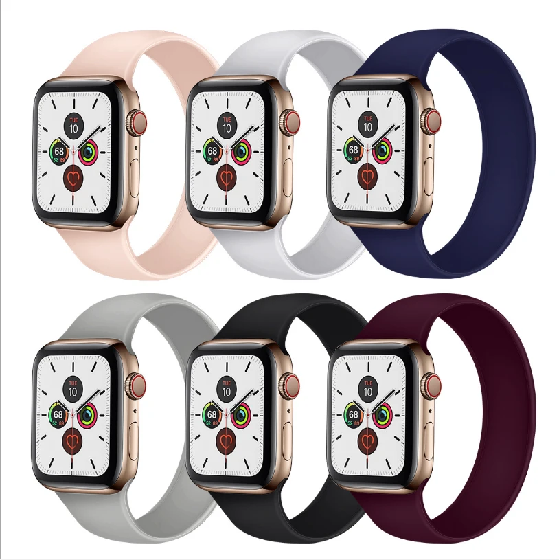 Wholesale Rubber Strap for iWatch 44mm Silicone for Apple Series 5/4/3/2/1 44mm 40mm Sport Watch Strap, Muti color
Wholesale Rubber Strap for iWatch 44mm Silicone for Apple Series 5/4/3/2/1 44mm 40mm Sport Watch Strap, Muti color