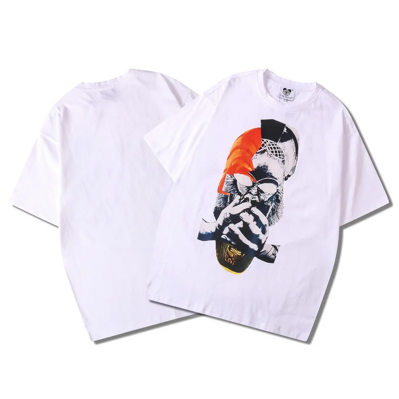 Summer Men And Women Couples Cotton Direct Spray Head Portrait Printing graphic Loose Round Neck Pullover Short Sleeve T-shirt
Summer Men And Women Couples Cotton Direct Spray Head Portrait Printing graphic Loose Round Neck Pullover Short Sleeve T-shirt