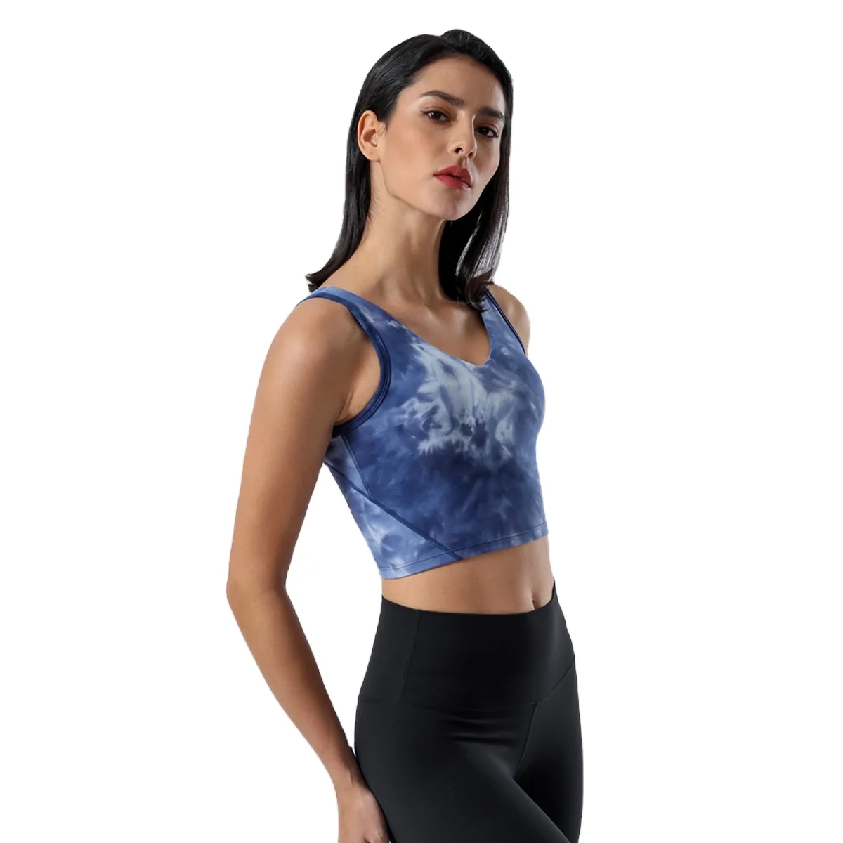 2021 ladies new beauty back fitness underwear runner wild tie-dye yoga bra quick-drying seamless comfortable sports vest
2021 ladies new beauty back fitness underwear runner wild tie-dye yoga bra quick-drying seamless comfortable sports vest