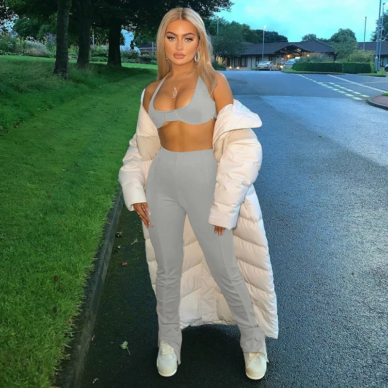 Wholesale new arrivals casual solid color sports bra yoga sexy women sets two piece trousers, Photo shows
Wholesale new arrivals casual solid color sports bra yoga sexy women sets two piece trousers, Photo shows