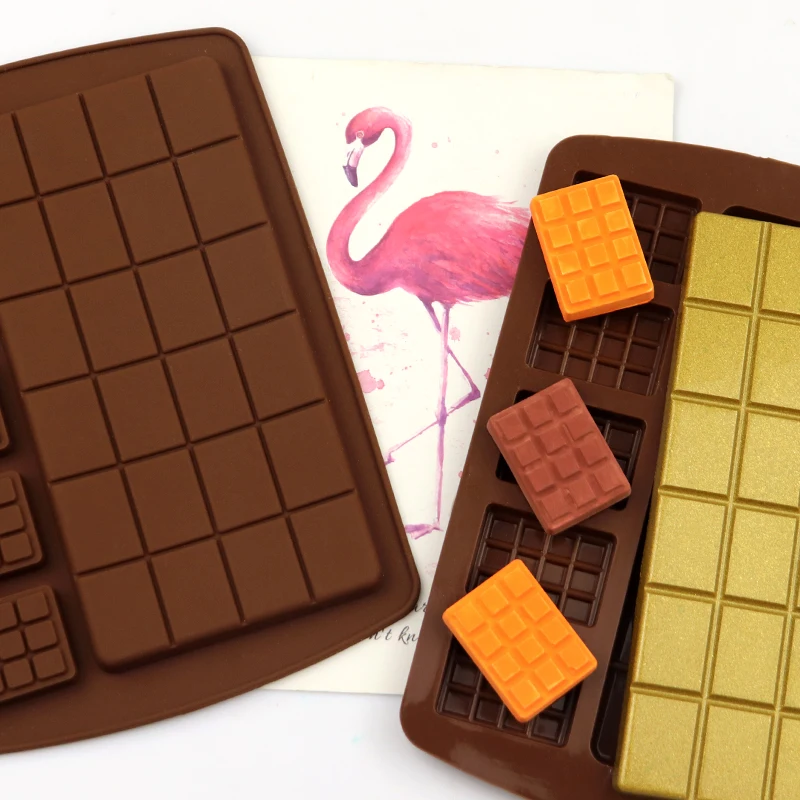 391 factory stock double waffle shape silicone chocolate mold home diy bake decoration, Chocolate color
391 factory stock double waffle shape silicone chocolate mold home diy bake decoration, Chocolate color