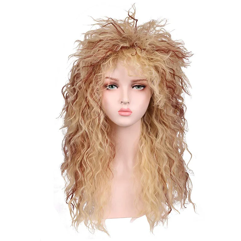Men Hair Wig Halloween Amazon Hot 80S Punk Heavy Metal Long Curly Hair Wig For Men, 3 color
Men Hair Wig Halloween Amazon Hot 80S Punk Heavy Metal Long Curly Hair Wig For Men, 3 color