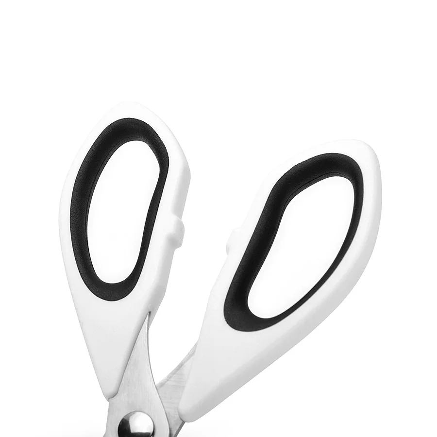 Best Price Household Shears Multi Function Red Plastic Handle Stainless Steel Kitchen Scissors